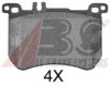 A.B.S. 37955 OE Brake Pad Set, disc brake